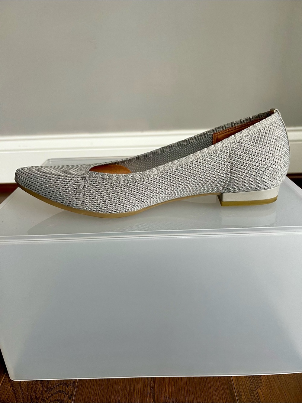 Vionic Dahlia Knit Pointed Toe Flats - Picture 3 of 11